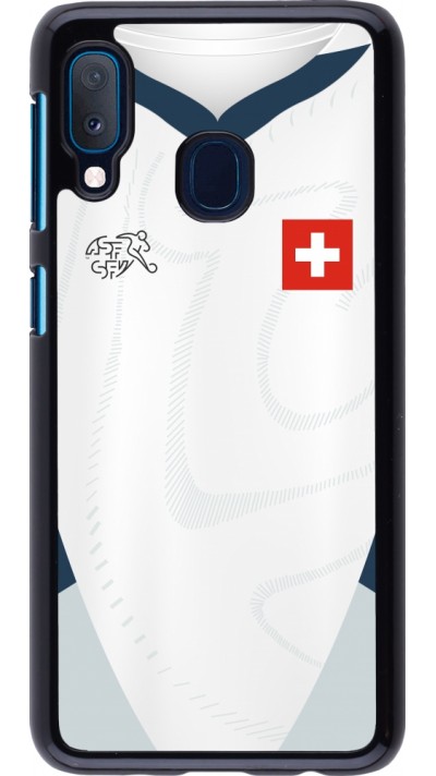 Samsung Galaxy A20e Case Hülle - Schweiz Away personalisierbares Fussballtrikot