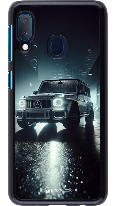 Samsung Galaxy A20e Case Hülle - Mercedes G AMG Nacht