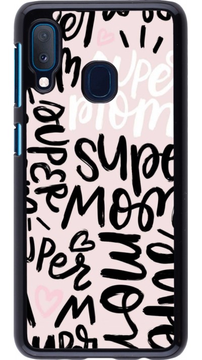 Samsung Galaxy A20e Case Hülle - Mom 2024 Super mom