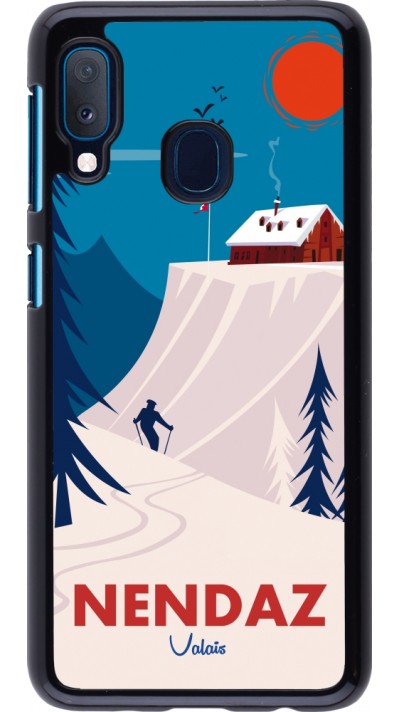 Samsung Galaxy A20e Case Hülle - Nendaz Cabane Ski