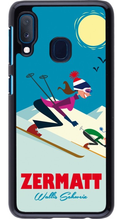 Coque Samsung Galaxy A20e - Zermatt Ski Downhill