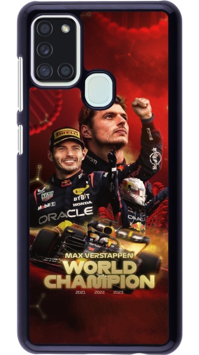 Samsung Galaxy A21s Case Hülle - Max Verstappen Champion 2023