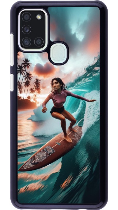 Coque Samsung Galaxy A21s - Surfeuse Balinaise