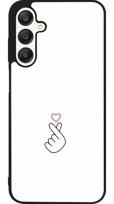 Samsung Galaxy A25 Case Hülle - Silikon schwarz Valentine 2024 heat by Millennials