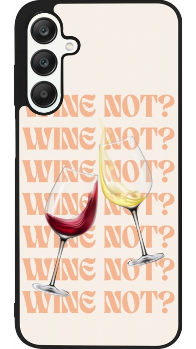 Samsung Galaxy A25 Case Hülle - Silikon schwarz Wine not