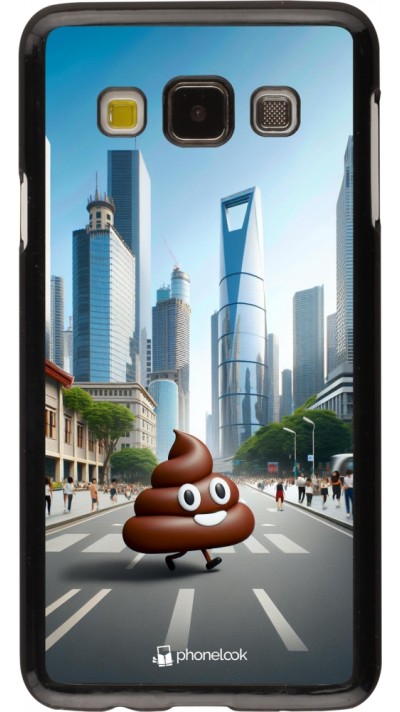 Samsung Galaxy A3 (2015) Case Hülle - Kackhaufen Emoji Spaziergang