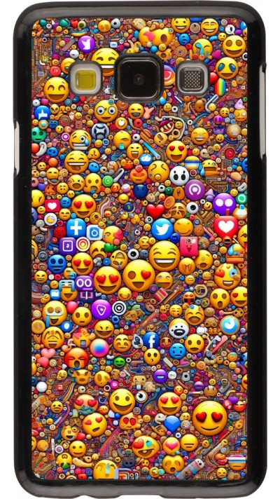 Samsung Galaxy A3 (2015) Case Hülle - Emoji gemischt