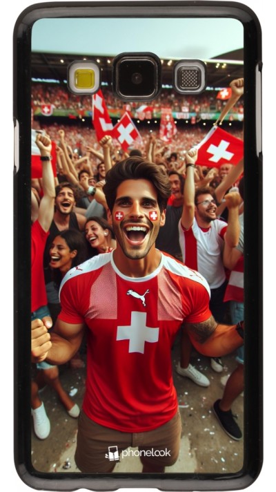Samsung Galaxy A3 (2015) Case Hülle - Schweizer Fan Euro 2024