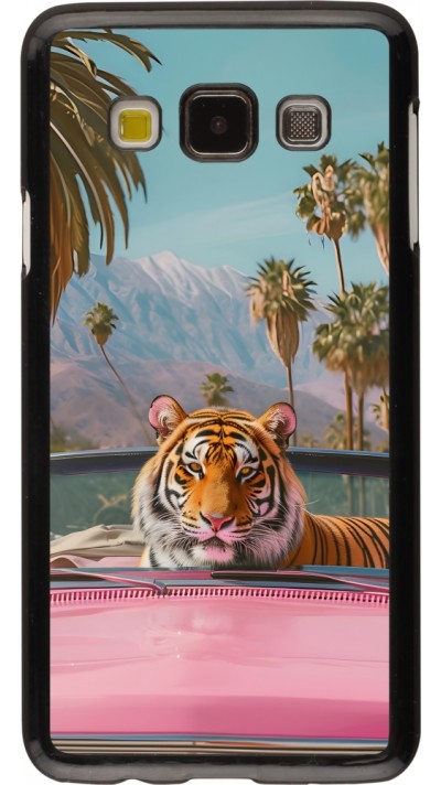 Samsung Galaxy A3 (2015) Case Hülle - Tiger Auto rosa