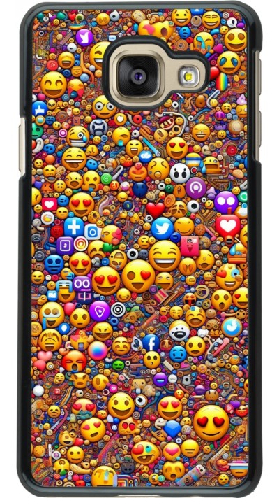 Samsung Galaxy A3 (2016) Case Hülle - Emoji gemischt