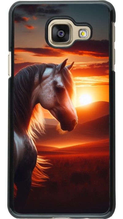 Samsung Galaxy A3 (2016) Case Hülle - Majestätischer Sonnenuntergang Pferd