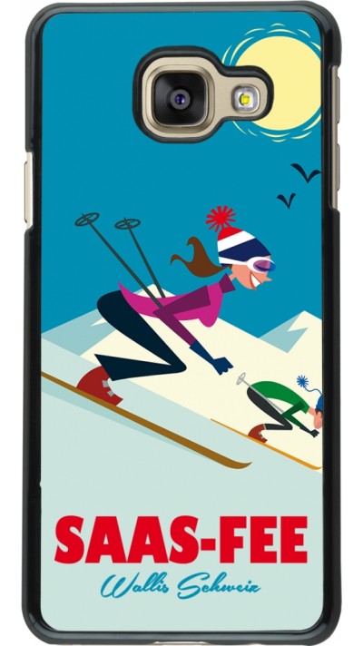 Samsung Galaxy A3 (2016) Case Hülle - Saas-Fee Ski Downhill