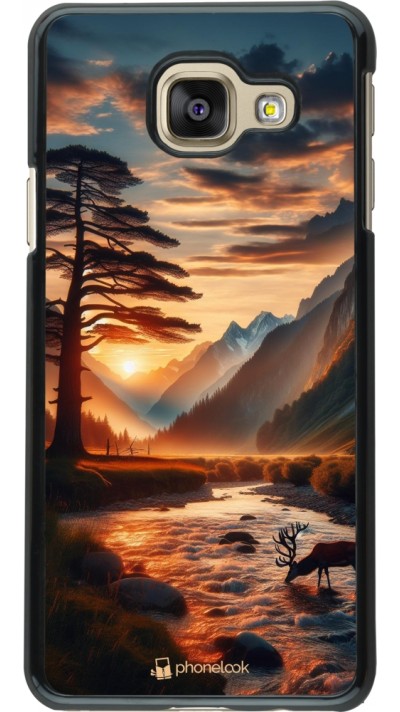 Coque Samsung Galaxy A3 (2016) - Valley Sunset Deer Tree