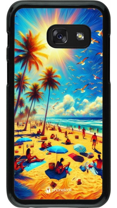 Samsung Galaxy A3 (2017) Case Hülle - Sommer Paradies Farbe