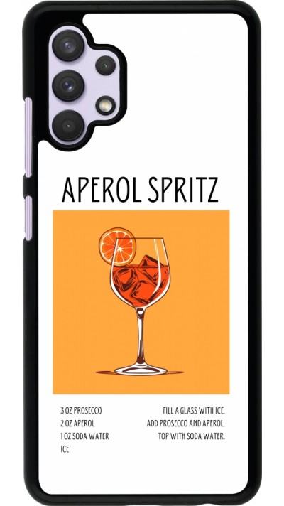 Samsung Galaxy A32 Case Hülle - Cocktail Rezept Aperol Spritz