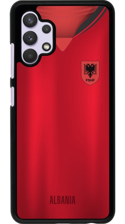 Samsung Galaxy A32 Case Hülle - Albanien personalisierbares Fussballtrikot