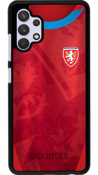 Samsung Galaxy A32 Case Hülle - Tschechische Republik personalisierbares Fussballtrikot