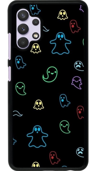 Coque Samsung Galaxy A32 - Halloween 2024 colorful ghosts