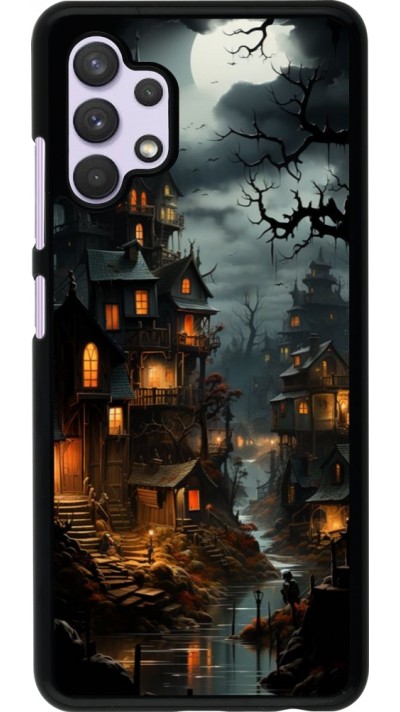 Coque Samsung Galaxy A32 - Halloween 2024 scary town