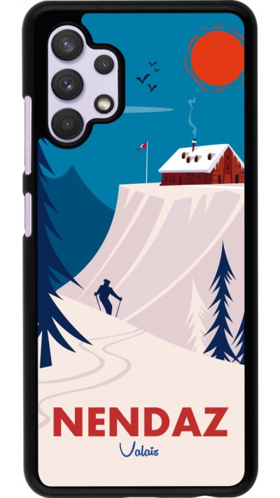 Samsung Galaxy A32 Case Hülle - Nendaz Cabane Ski
