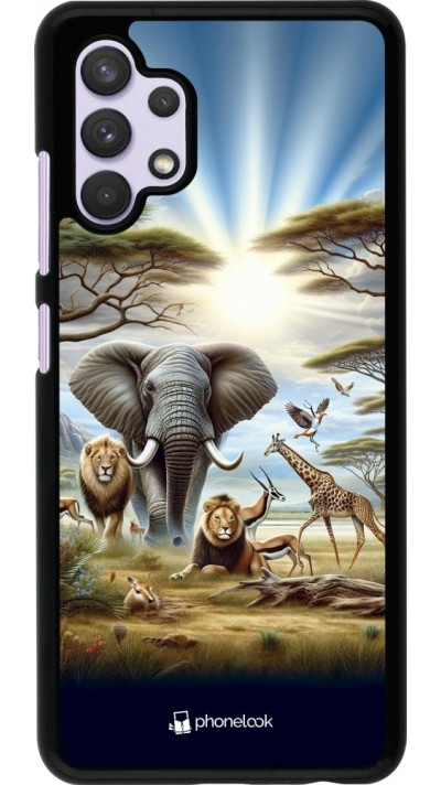 Coque Samsung Galaxy A32 - Vie sauvage africaine