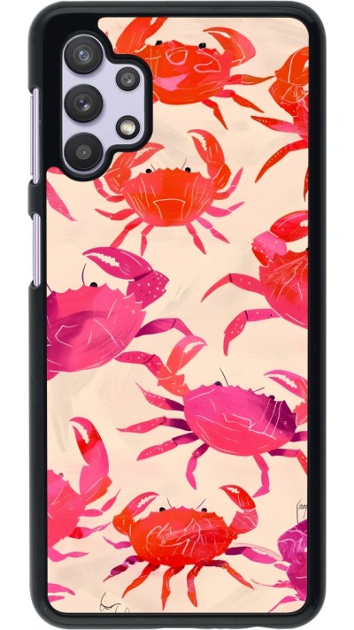 Samsung Galaxy A32 5G Case Hülle - Crabs Paint