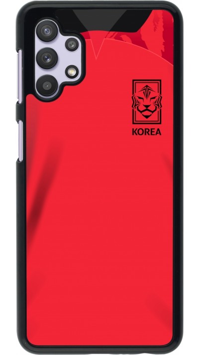 Samsung Galaxy A32 5G Case Hülle - Südkorea 2022 personalisierbares Fussballtrikot