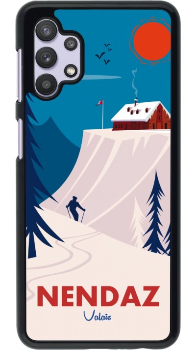 Samsung Galaxy A32 5G Case Hülle - Nendaz Cabane Ski