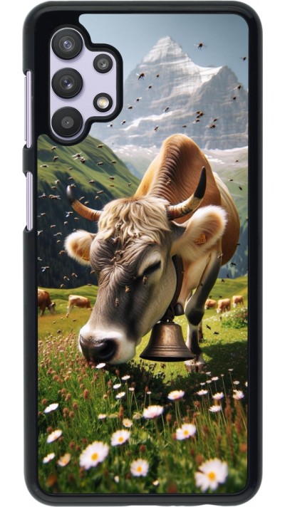 Coque Samsung Galaxy A32 5G - Vache montagne Valais