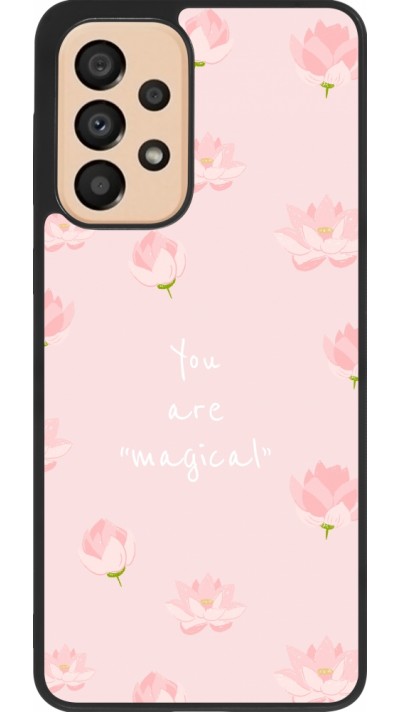 Samsung Galaxy A33 5G Case Hülle - Silikon schwarz Mom 2023 your are magical