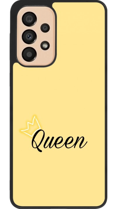 Samsung Galaxy A33 5G Case Hülle - Silikon schwarz Mom 2024 Queen