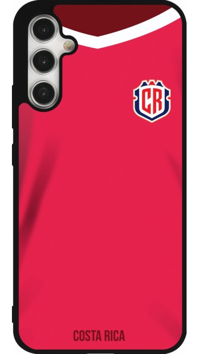 Samsung Galaxy A34 5G Case Hülle - Silikon schwarz Costa Rica 2022 personalisierbares Fussballtrikot