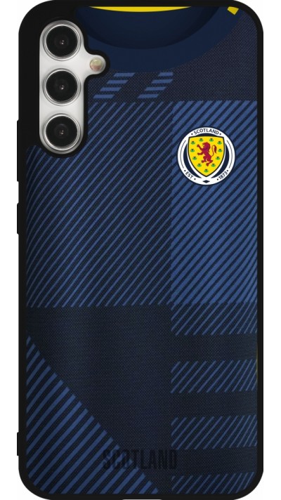 Samsung Galaxy A34 5G Case Hülle - Silikon schwarz Schottland personalisierbares Fussballtrikot