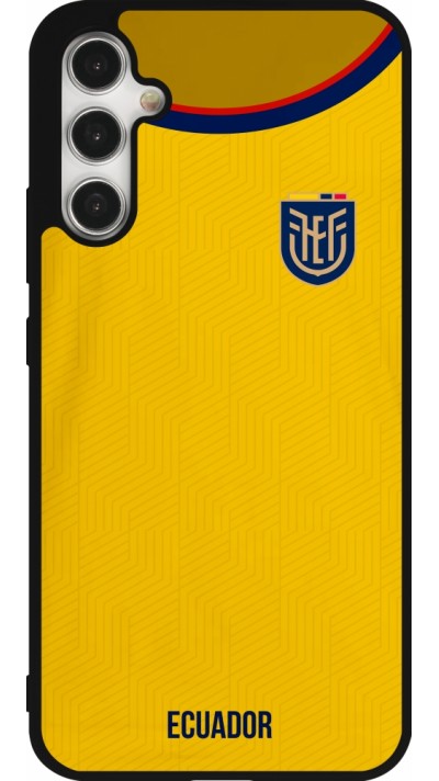 Samsung Galaxy A34 5G Case Hülle - Silikon schwarz Ecuador 2022 Fußballtrikot