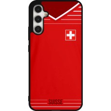 Samsung Galaxy A34 5G Case Hülle - Silikon schwarz Football shirt Switzerland 2022