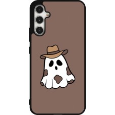 Samsung Galaxy A34 5G Case Hülle - Silikon schwarz Halloween 2024 cowboy ghost