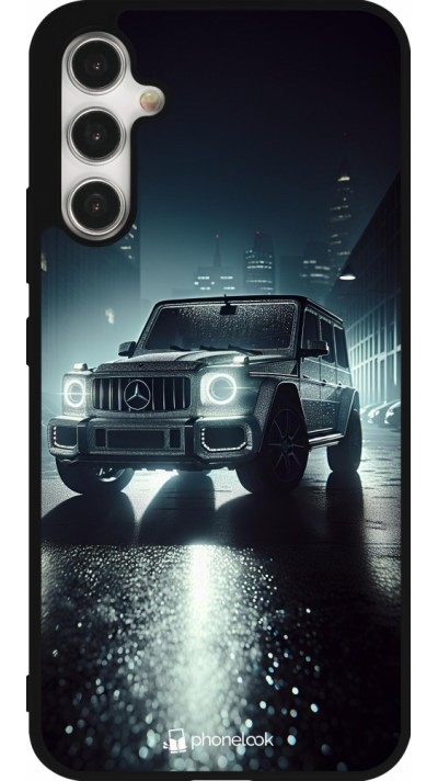 Samsung Galaxy A34 5G Case Hülle - Silikon schwarz Mercedes G AMG Nacht