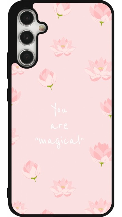 Samsung Galaxy A34 5G Case Hülle - Silikon schwarz Mom 2023 your are magical