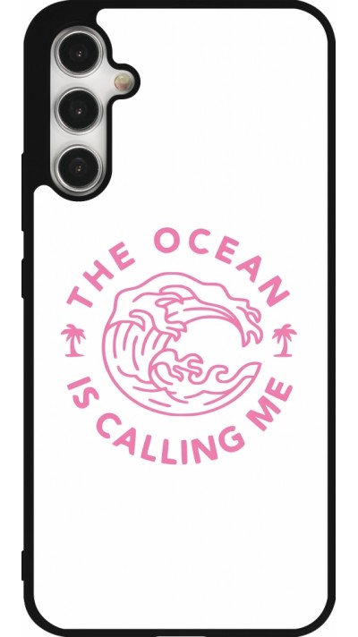 Coque Samsung Galaxy A34 5G - Silicone rigide noir The Ocean is calling me