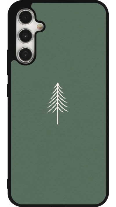 Samsung Galaxy A34 5G Case Hülle - Silikon schwarz Christmas 22 minimalist tree