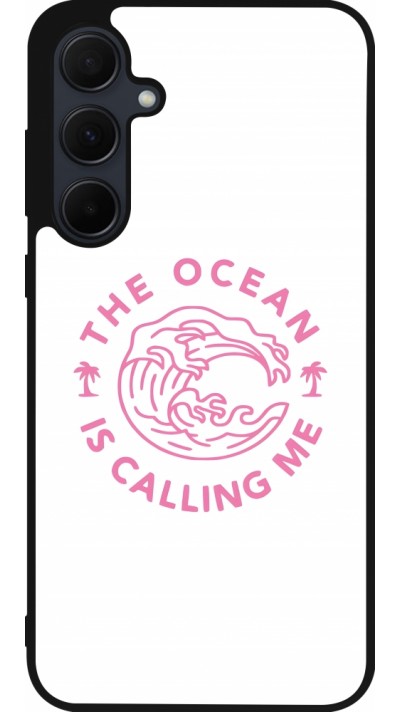 Coque Samsung Galaxy A35 5G - Silicone rigide noir The Ocean is calling me