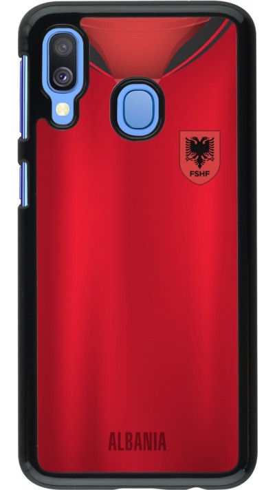 Samsung Galaxy A40 Case Hülle - Albanien personalisierbares Fussballtrikot