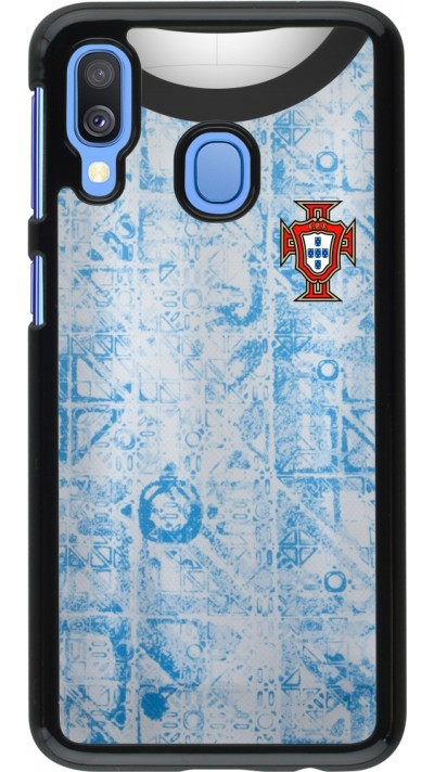 Samsung Galaxy A40 Case Hülle - Portugal Away personalisierbares Fussballtrikot