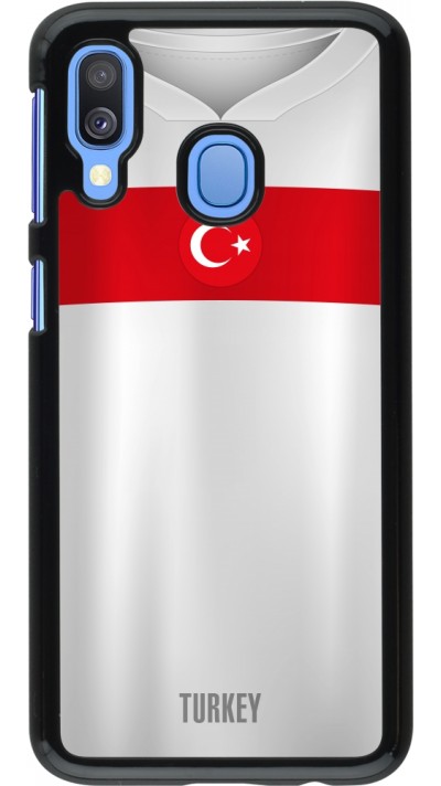 Samsung Galaxy A40 Case Hülle - Türkei personalisierbares Fussballtrikot