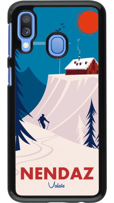 Samsung Galaxy A40 Case Hülle - Nendaz Cabane Ski