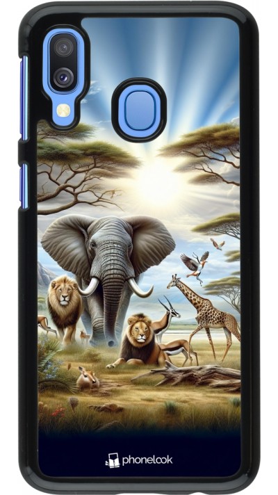 Coque Samsung Galaxy A40 - Vie sauvage africaine