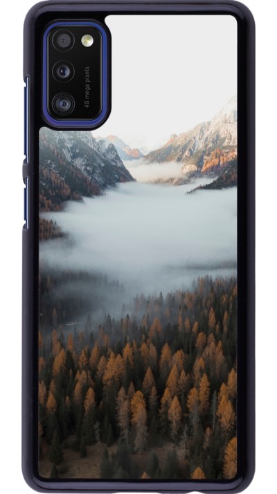 Samsung Galaxy A41 Case Hülle - Autumn 22 forest lanscape