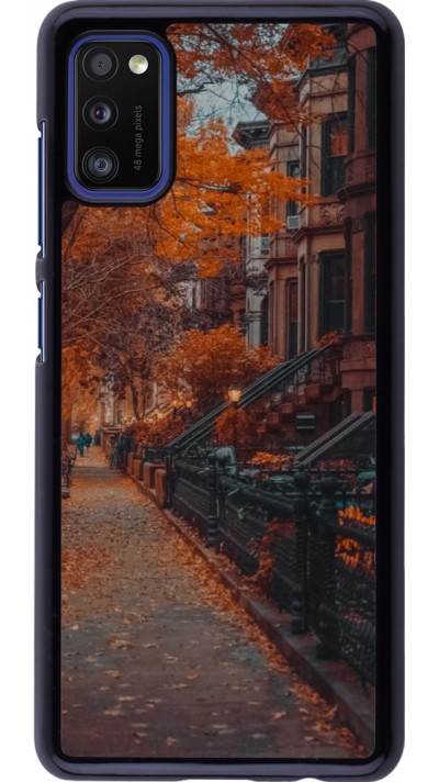 Samsung Galaxy A41 Case Hülle - Autumn 2024 city