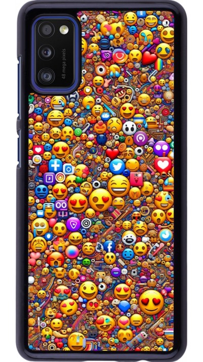 Samsung Galaxy A41 Case Hülle - Emoji gemischt