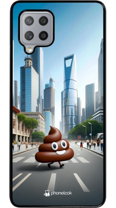 Samsung Galaxy A42 5G Case Hülle - Kackhaufen Emoji Spaziergang